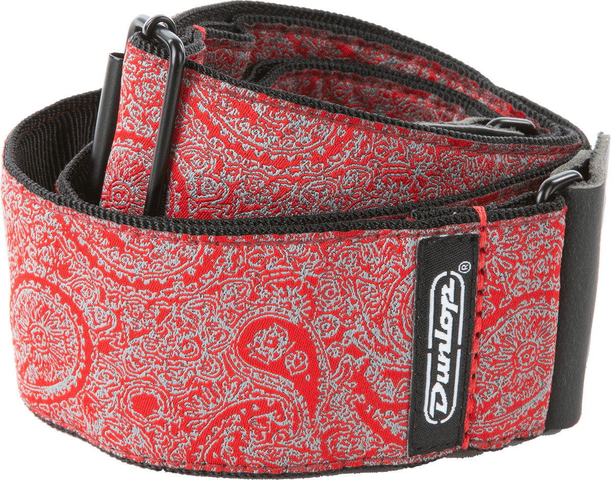 Jacquard Paisley Red