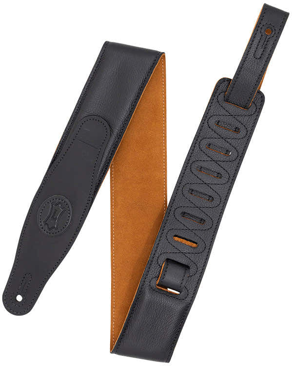 Gepolstertes Leder 6,35cm - Black-Honey