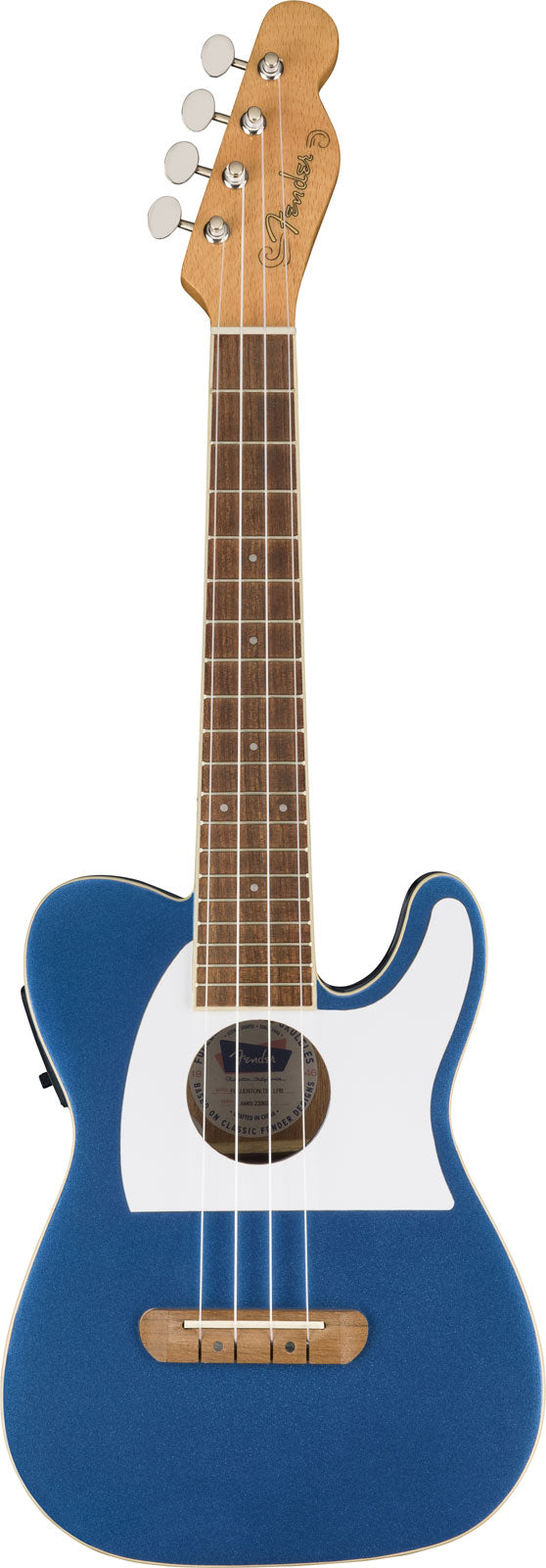 Telecaster Fullerton Uke WN Blu Lake Placid
