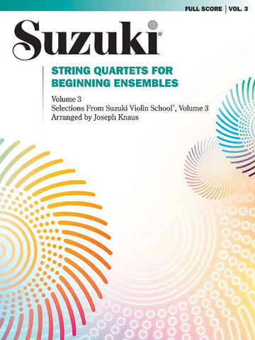 Suzuki String Quartets Vol.3