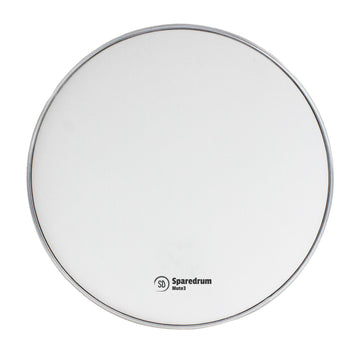 M2W08 Peau 8" Mute 2 Plis Mesh Silencieuse Blanc