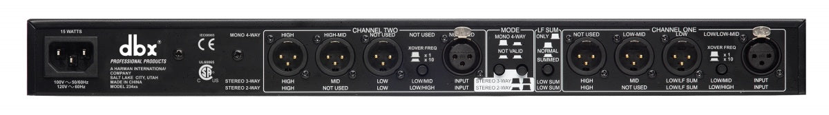 234XS - FILTRO ATTIVO STEREO