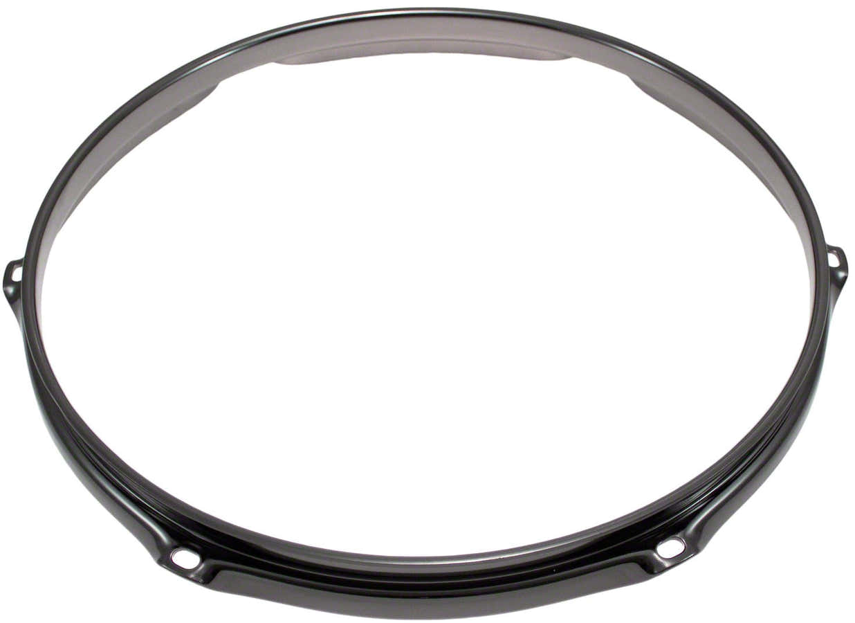 H30-12-6BK - Cercle 12" 6 Tirants Noir Super Triple Flange 3.0mm