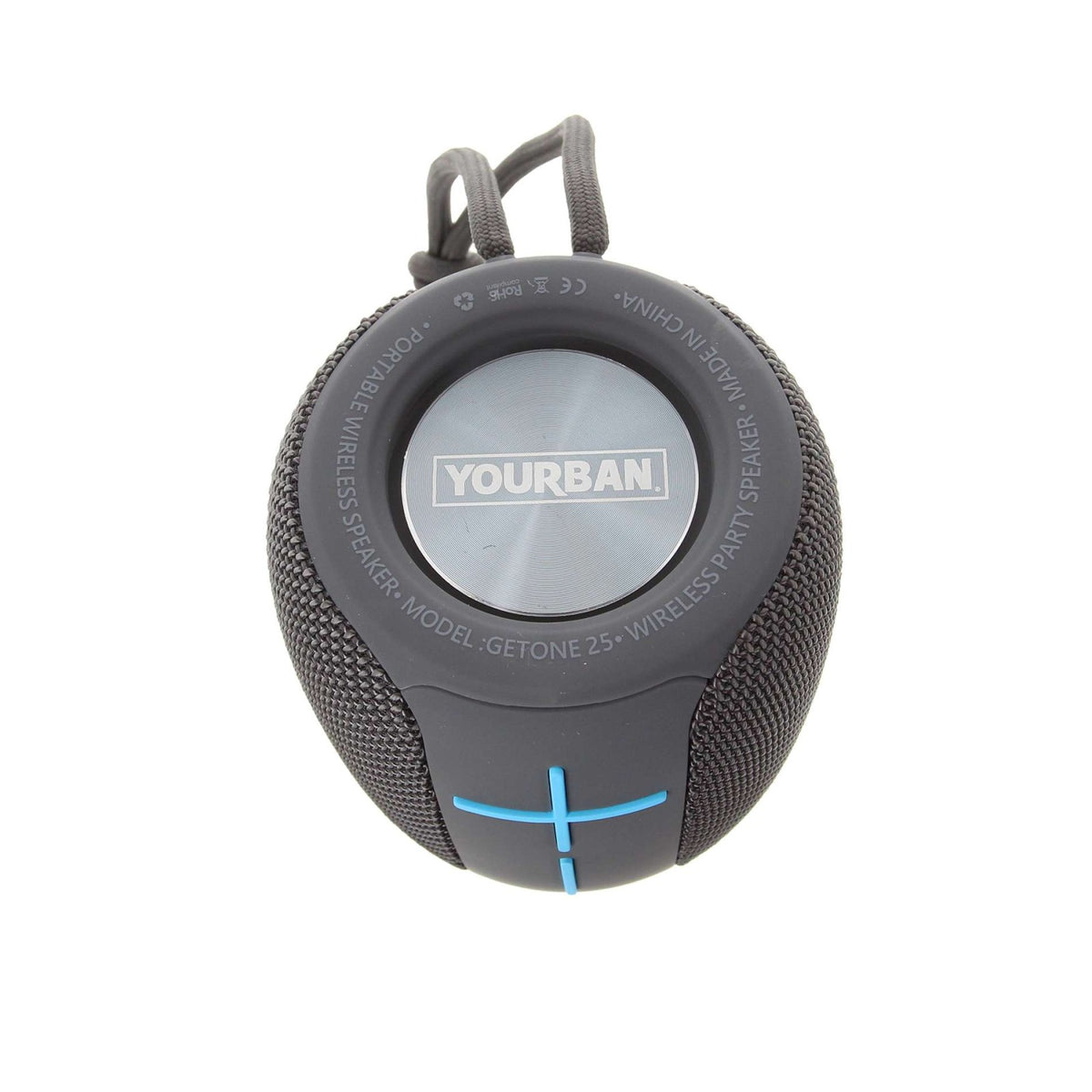 GETONE 25 GRIGIO - ALTOPARLANTE NOMADICO BLUETOOTH COMPATTO GRIGIO