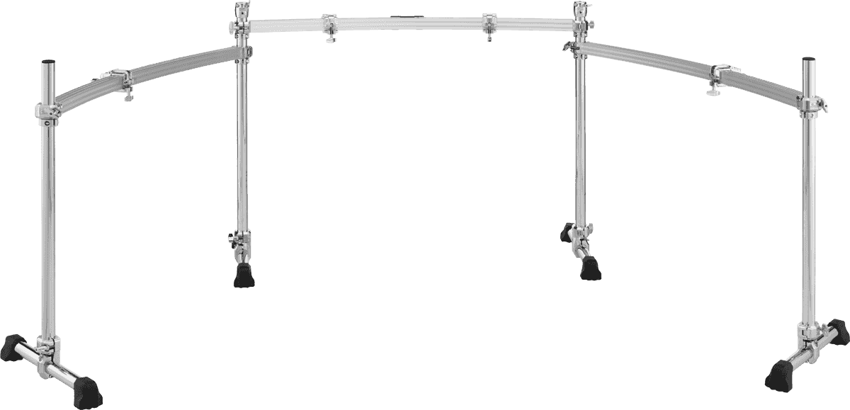 DR513C - CURVED DRUM RACK 3 BARS + CLAMPS