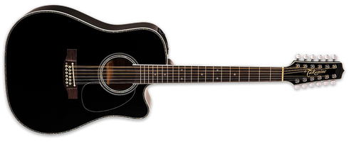 EF381DX 12 CW Japon Dreadnought Black