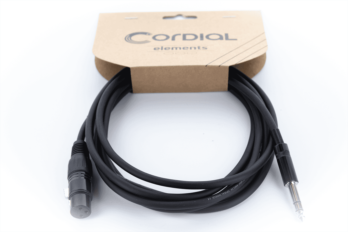 Audiokabel XLR-Buchse / Stereo-Klinke - 50 CM
