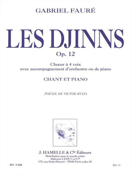 Faure G. - Djinns Op.12 - Choeur 4 Voix Piano