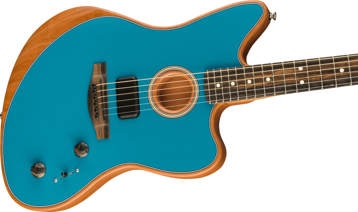 Jazzmaster Modified American Acoustasonic EB Ocean Turquoise