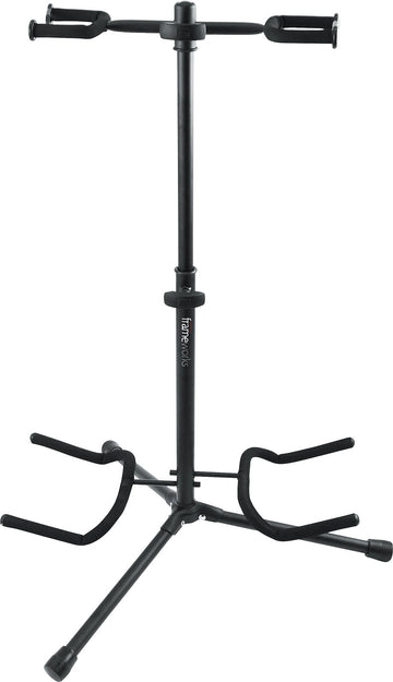 Stand double pour guitare protection caoutchouc