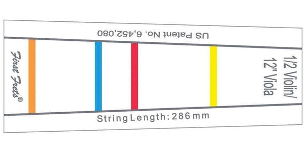 Griffbrettmarkierungen First Fret 33 MM Für Violine 3/4 Und Bratsche 33 CM (13")