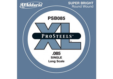 PSB085 PROSTEELS BASS GUITAR SINGLE STRING LONG SCALE .085