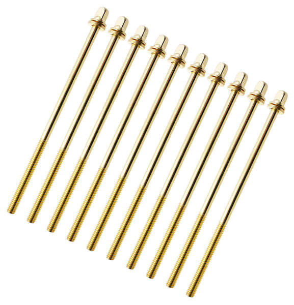 Sparedrum Tirant 115mm Doré Avec Rondelle - Filetage 7/32" (X10)