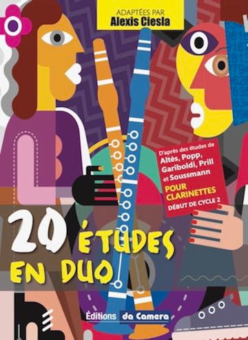 Ciesla Alexis - 20 Etudes en Duo - Clarinette