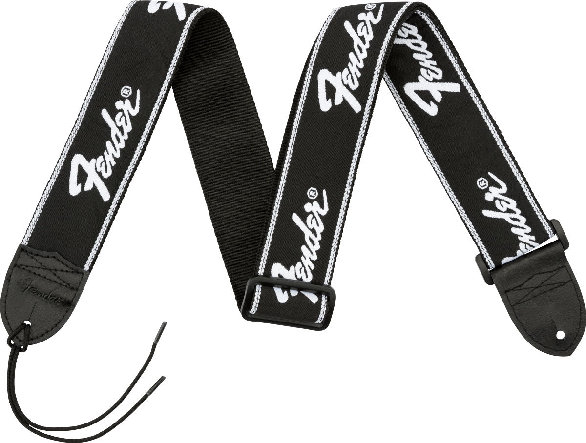 Fender Cinghia con logo Running Nera