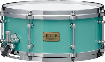 S.L.P. 6"X14" FAT SPRUCE SNARE DRUM TURQUOISE