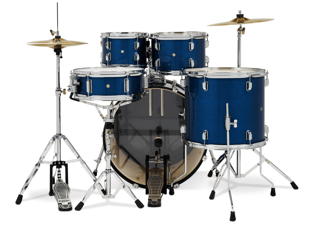 SET COMPLETO BATTERIA CENTERSTAGE BLUE SPARKLE PDCE2215KTRB