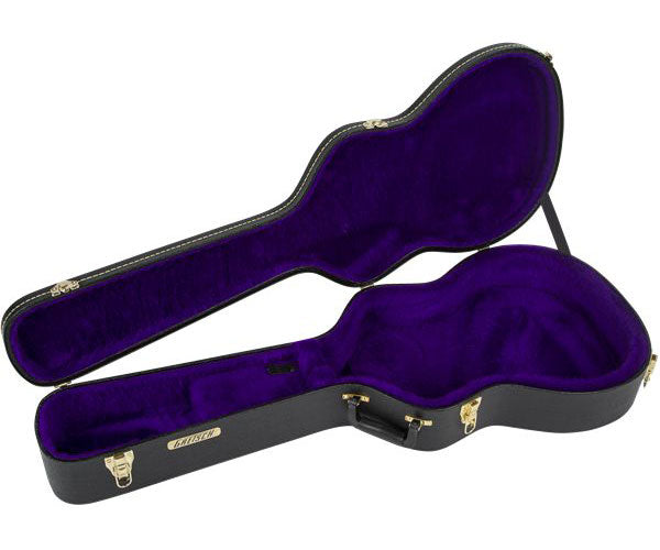 G6296 Custodia flat top per risonatore a manico tondo, nera