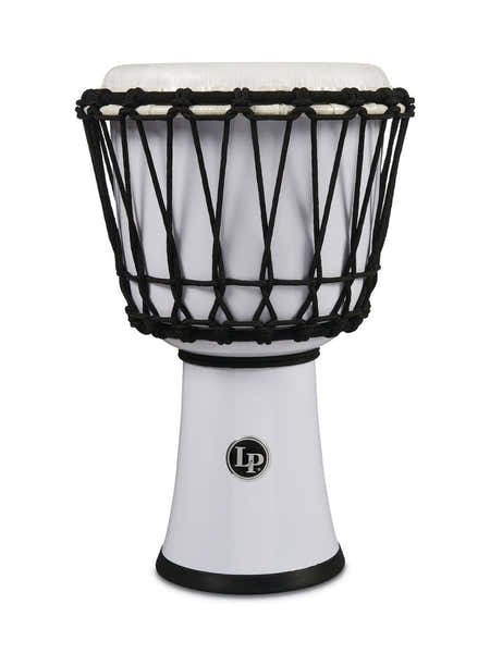 Latin Percussion LP1607WH DJEMBE WORLD 7-INCH ROPE TUNED CIRCLE WEI