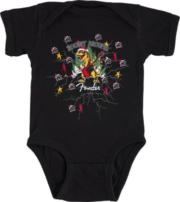 "0-3M" Baby-Body Weihnachtsdinosaurier 2025