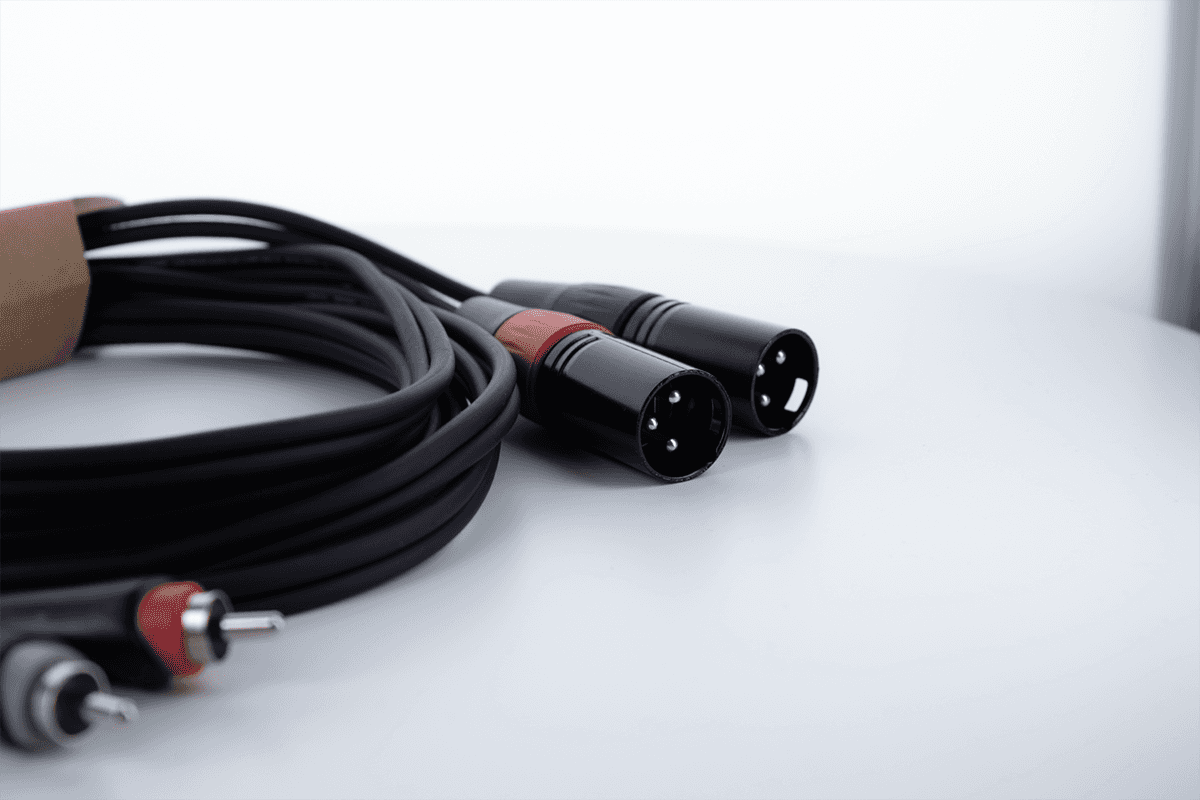 Câble Audio Double XLR Mâle / RCA 1,5 M