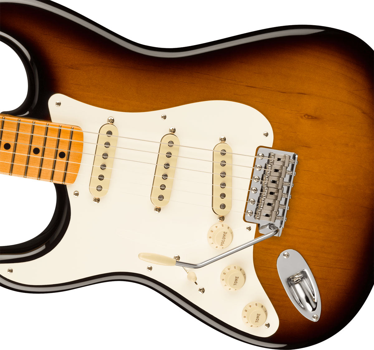 Stratocaster 1957 LH American Vintage II MN 2-Farben-Sunburst