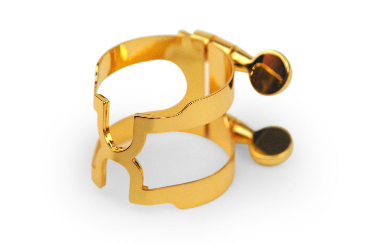 Ligature H et Couvre-bec Clarinette Sib Doré
