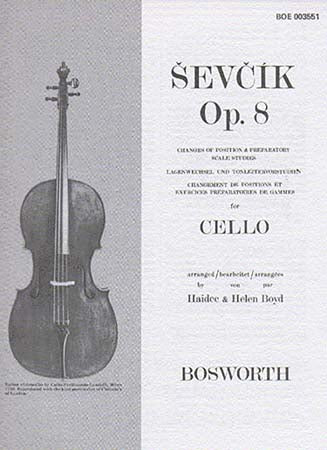 SEVCIK - ETUDES OP.8 CHANGEMENT DE POSITION - VIOLONCELLE