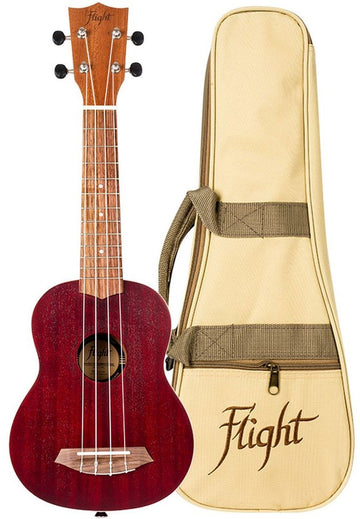 Flight: Gemstone NUS380 Soprano Ukulele - Coral