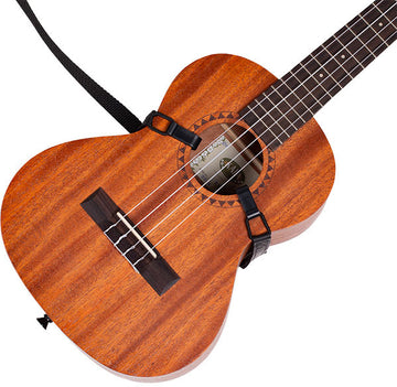 Cinghia Con Ganci Per Ukulele - Nero