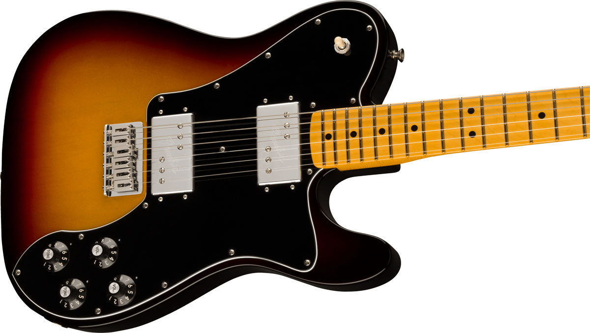 Telecaster 1975 Deluxe American Vintage II MN 3-Farben-Sunburst
