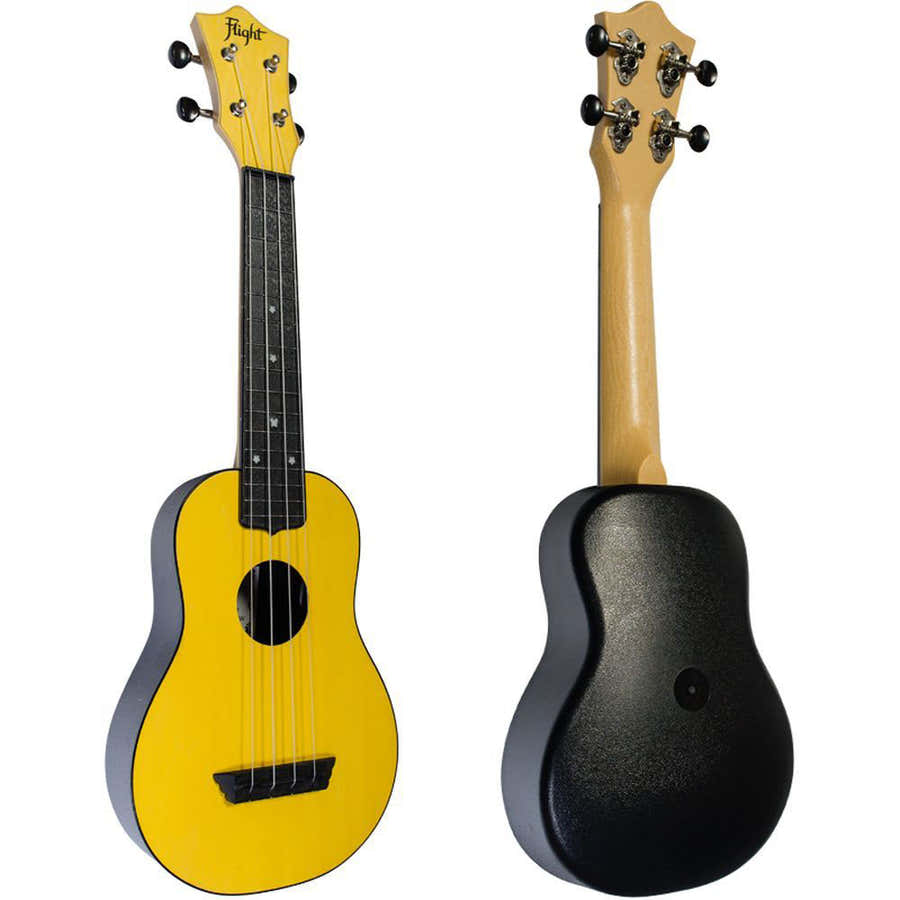 Tus35 ABS-Reise-Ukulele - Gelb