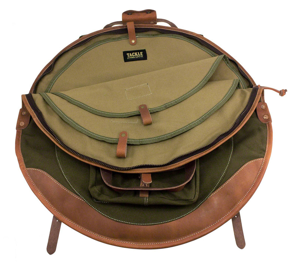 24" BACKPACK CYMBAL CASE - FOREST GREEN