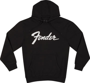 "S" Logo Date Back Hoodie Noir