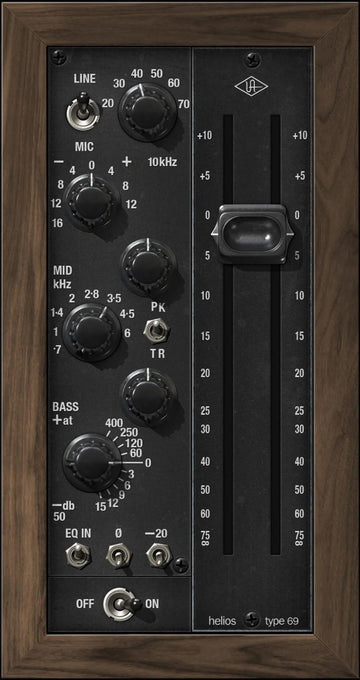 UAD Helios Type 69 Preamp and EQ Collect
