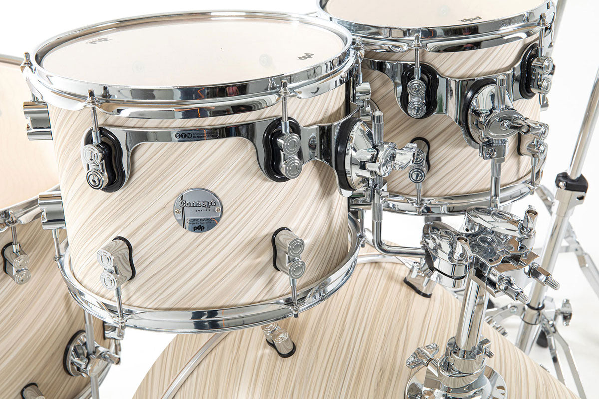 SHELL SET CONCEPT MAPLE FINISH PLY CM7 KIT 22" TWISTED IVORY PDCM2217TI
