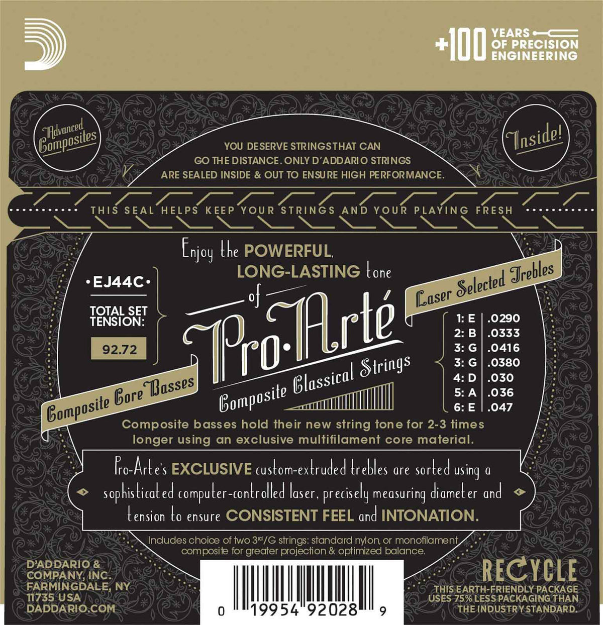 EJ44c Pro Arte Composite Tirant Tres Fort
