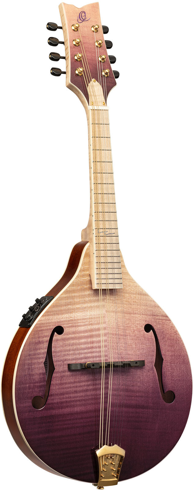 Americana A-Style-Mandoline + Croco-Lederkoffer