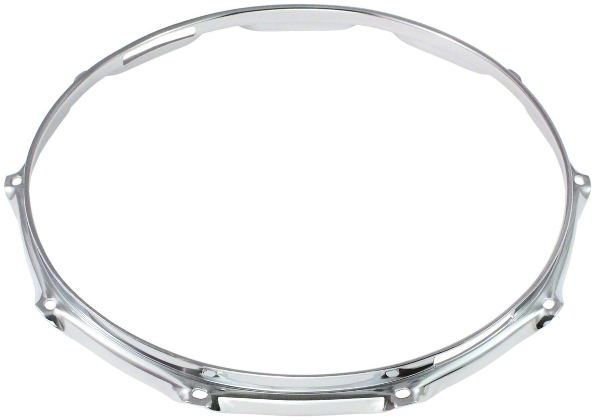 HB25-14-10S - 14" Spannreifen 10-Loch Snare Side verchromtes Messing Super Triple Flange 2.5mm