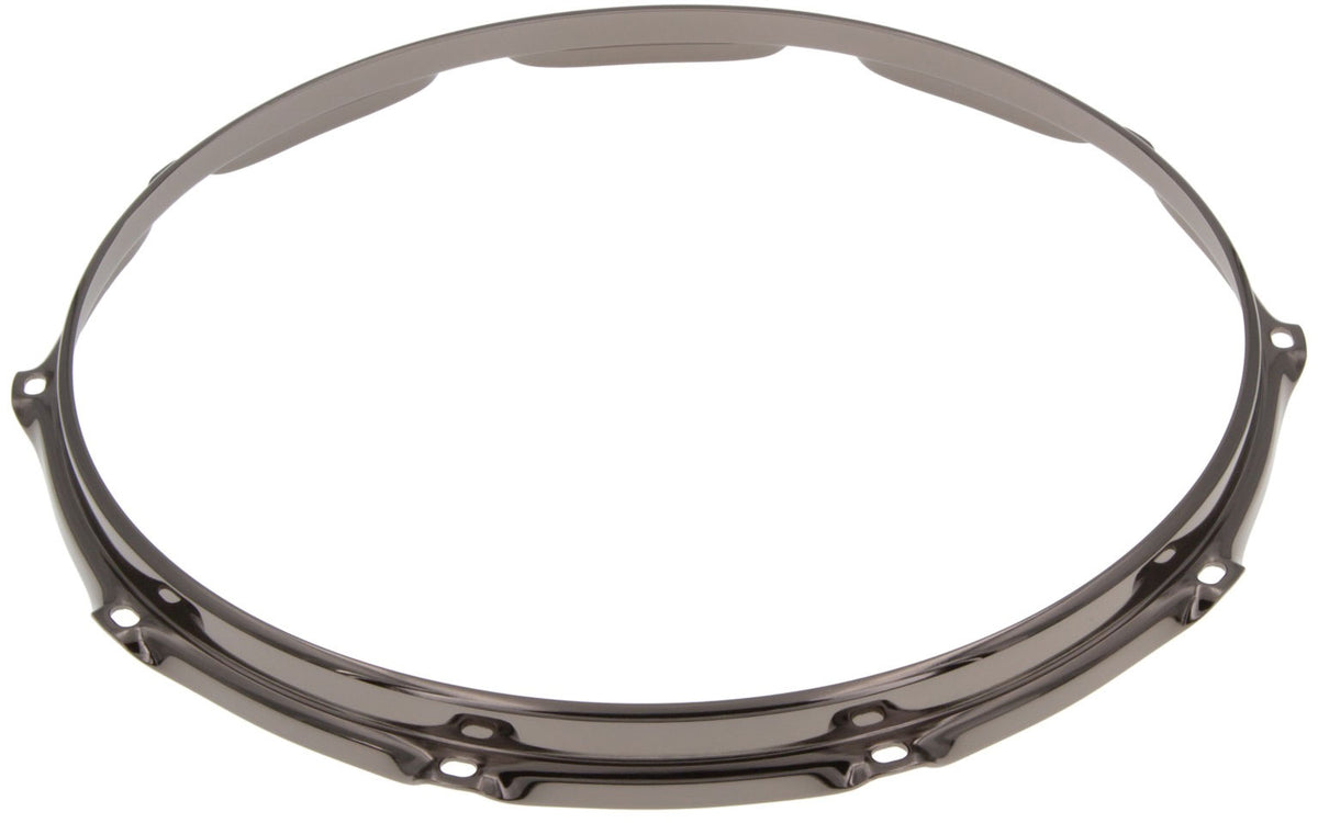 HS23-14-10BK - 14" Spannreifen 10-Loch Schwarze S-Stil dreifache Flansch 2.3mm