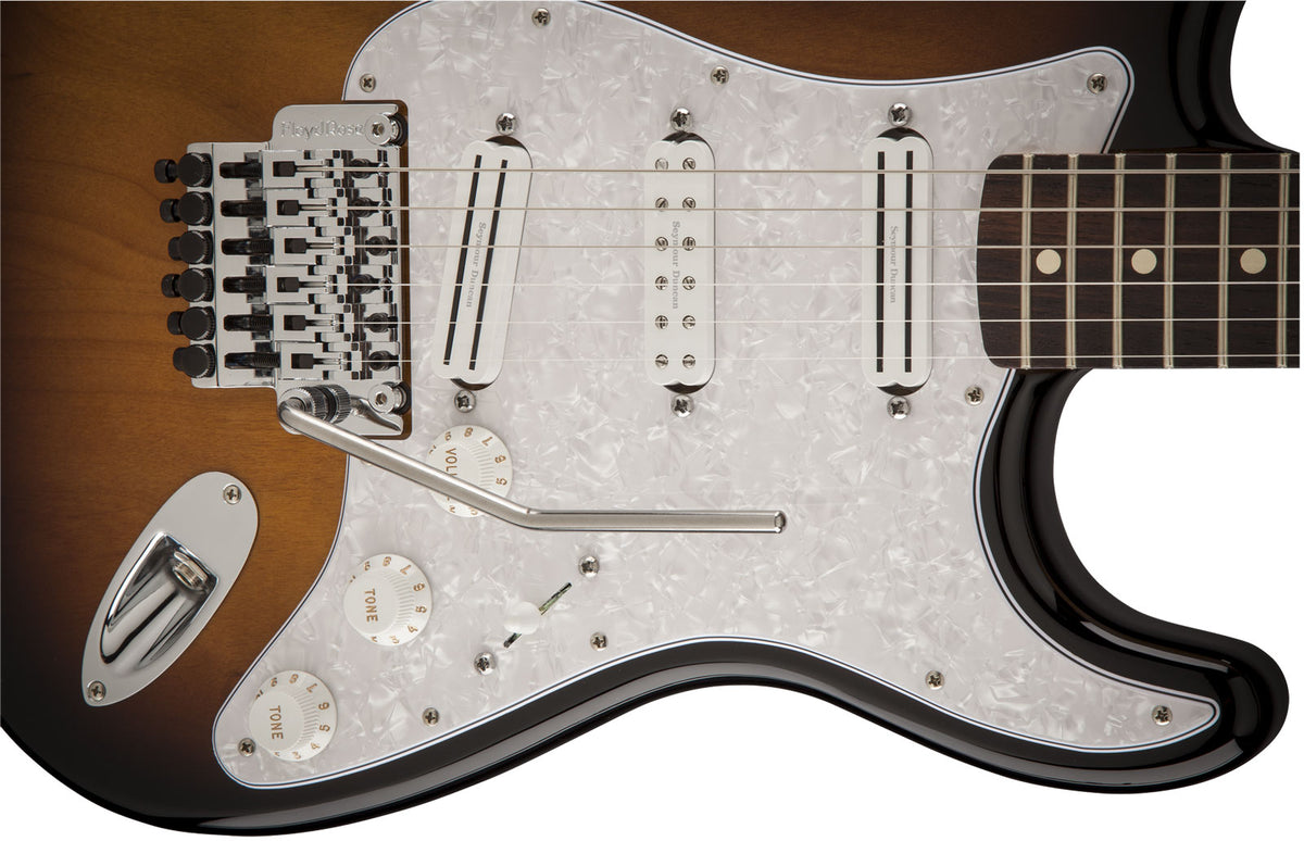 Stratocaster Signature Dave Murray RW Sunburst a 2 colori - Ricondizionato