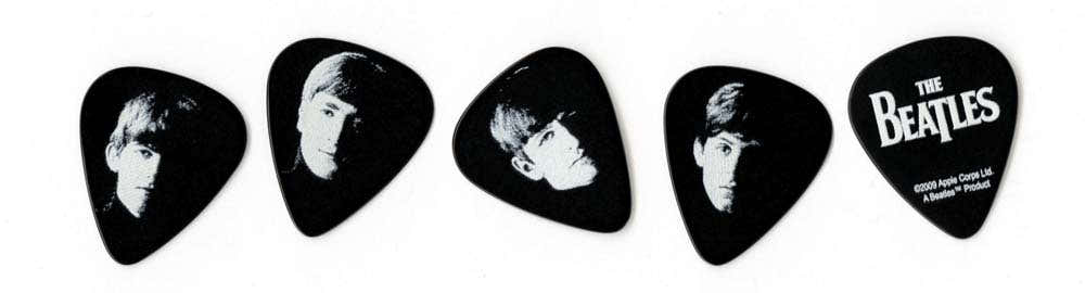 Beatles Plettri per chitarra Meet The Beatles Confezione da 10 Spessi