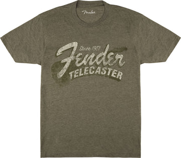 "S" Since 1951 Telecaster T-Shirt Military Heather Green