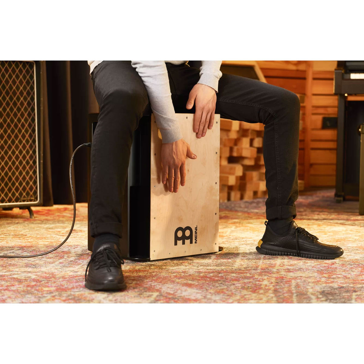 PSUBCAJ6B - Subwoofer Cajon PRE-amplifié