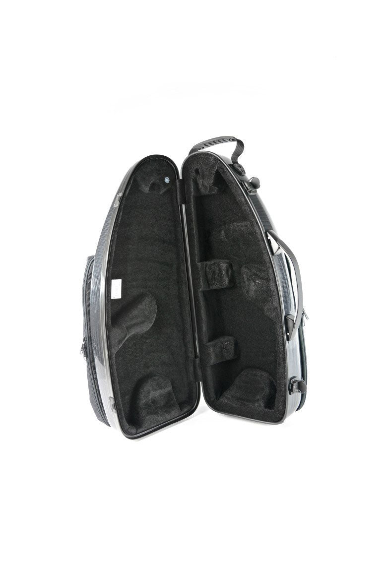 Étui Saxophone Alto Hightech + Poche - Noir Carbone