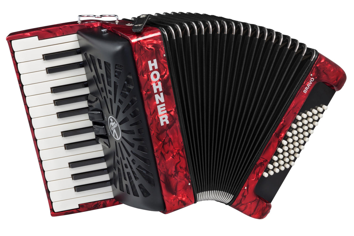Hohner BRAVO II 48 ROT