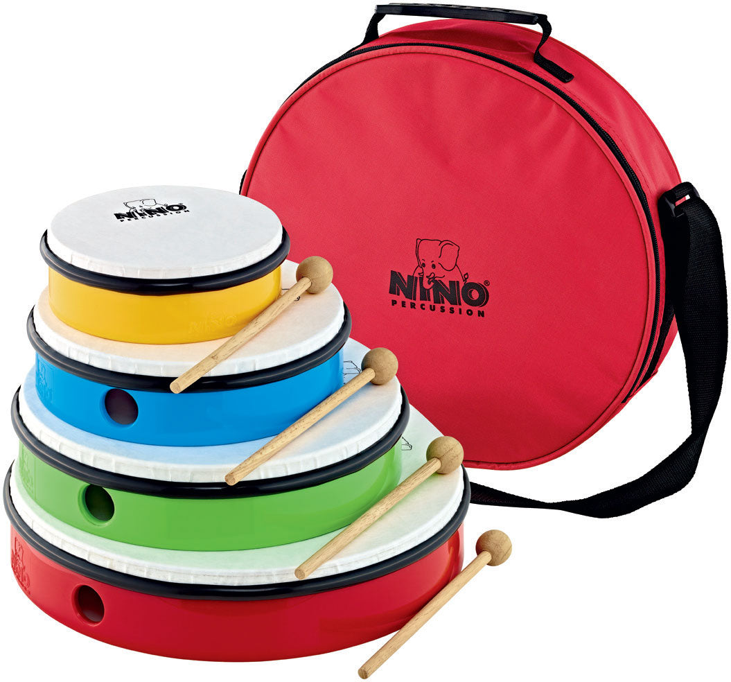 Nino Set De Tambourins - 4 PCS. - Sac Inclu