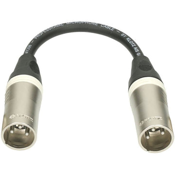 XLR-MMK XLR XLR 3P M-M ADAPTER 0,2M XLR3P M - XLR3P M KLOTZ