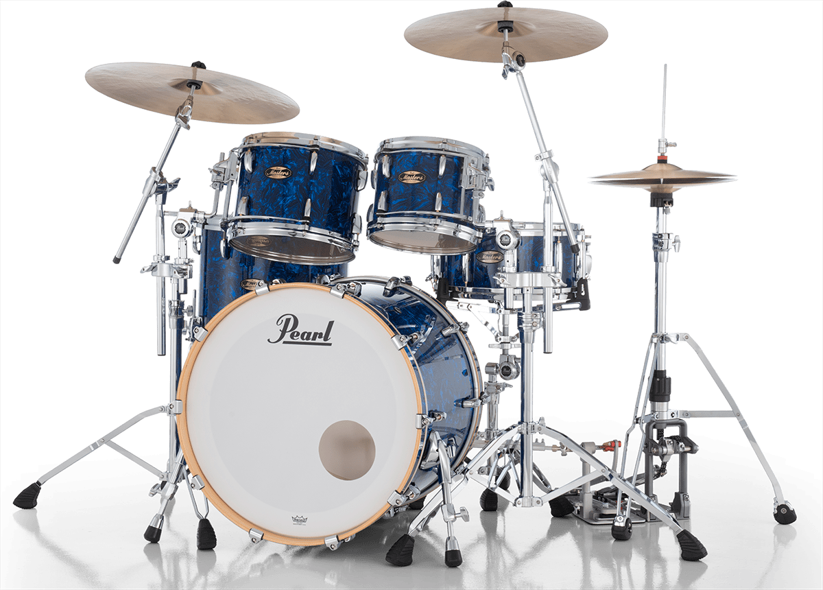 Masters Maple Gum Stage 22 GYROLOCK-l Blaues Abalone