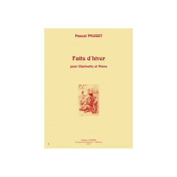 Proust - Faits D'hiver - Clarinette et Piano